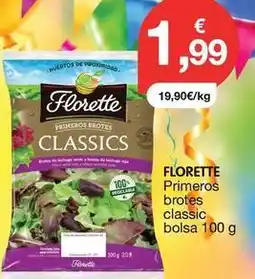 CashDiplo Florette - primeros brotes classic bolsa oferta