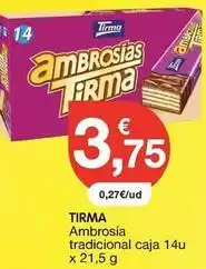 CashDiplo Tirma - ambrosía tradicional caja 14u oferta