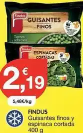 CashDiplo Findus - guisantes finos y espinaca cortada oferta