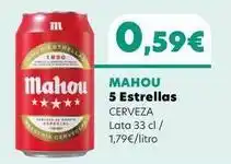 Masymas Mahou - 5 estrellas cerveza oferta