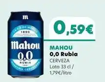 Masymas Mahou - 0,0 rubia oferta