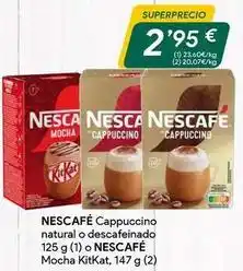 Masymas Nescafé - cappuccino natural o descafeinado oferta