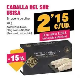 AhorraMas Usisa - caballa del sur oferta