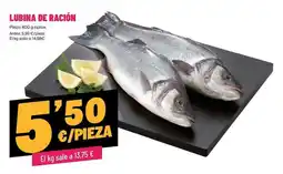 AhorraMas Lubina de racion oferta