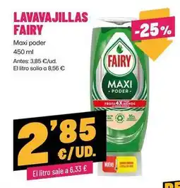 AhorraMas Fairy - lavavajillas oferta