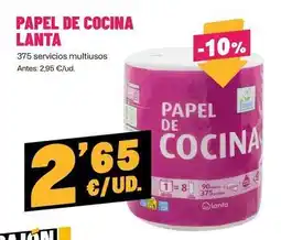 AhorraMas Lanta - papel de cocina oferta