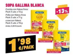 AhorraMas Gallina blanca - sopa oferta