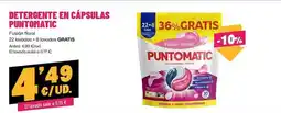 AhorraMas Punto matic - detergente en cápsulas oferta