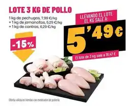 AhorraMas Lote de pollo oferta