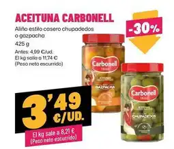 AhorraMas Carbonell - aceituna oferta