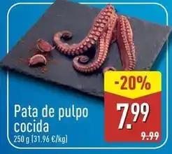 ALDI Pata de pulpo cocida oferta
