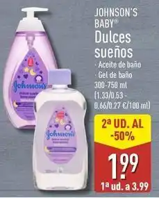 ALDI Johnson's - dulces suenos oferta