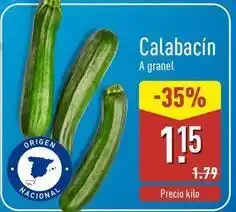 ALDI Origen - calabacin oferta