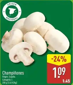 ALDI Origen - champiñones oferta