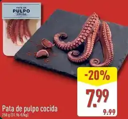 ALDI Pata de pulpo cocida oferta