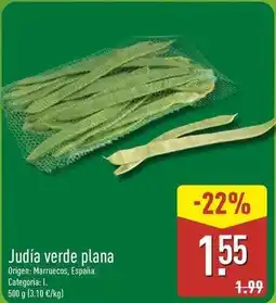 ALDI Origen - judia verde plana oferta