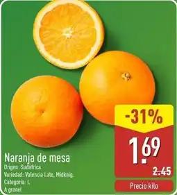 ALDI Origen - naranja de mesa oferta
