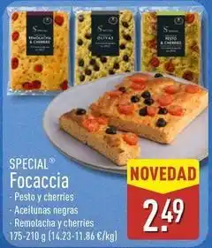 ALDI Special - focaccia oferta