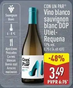ALDI Blanco - vino sauvignon blanc dop oferta