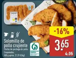 ALDI Solomillo de pollo crujiente oferta