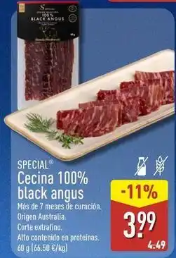 ALDI Special - cecina 100% black angus oferta