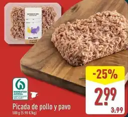 ALDI Picada de pollo y pavo oferta