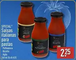 ALDI Special - salsas italianas para pastas oferta