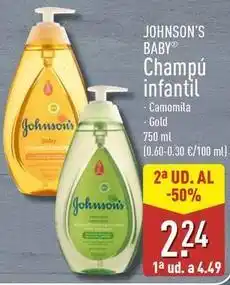 ALDI Gold - champú infantil oferta