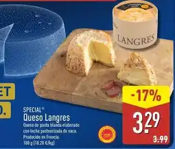 ALDI Special - queso langres oferta