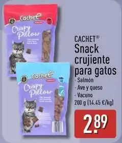 ALDI Cachet - snack crujiente para gatos oferta