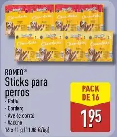 ALDI Romeo - sticks para perros oferta
