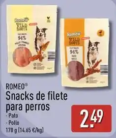 ALDI Romeo - snacks de filete para perros oferta