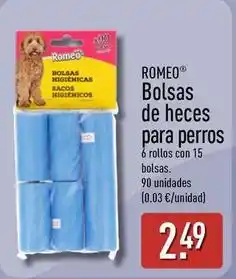 ALDI Romeo - bolsas de heces para perros oferta