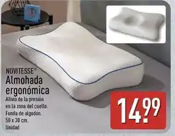 ALDI Novitesse - almohada ergonomica oferta