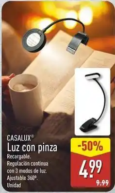ALDI Luz con pinza oferta