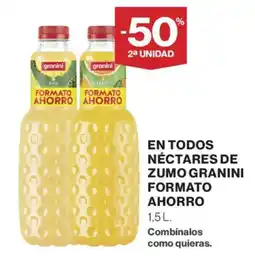 El Corte Inglés Granini nectares de zumo formato ahorro oferta