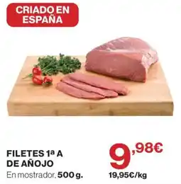 El Corte Inglés Filetes 1ª A de añojo oferta