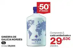 El Corte Inglés Nordés gin oferta