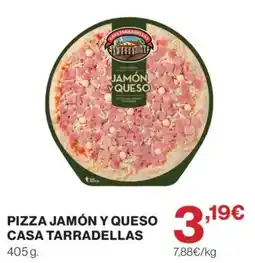 El Corte Inglés Casa tarradeillas pizza jamón y queso oferta