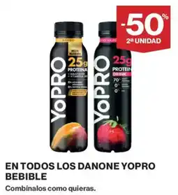 El Corte Inglés Danone Yopro bebible oferta