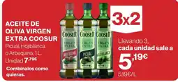 El Corte Inglés Aceite de oliva virgen extra coosur oferta