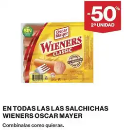 El Corte Inglés Wieneros oscar mayer classic oferta