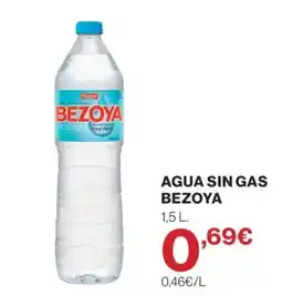 El Corte Inglés Bezoya agua sin gas oferta