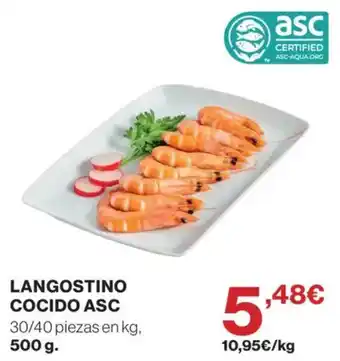 Langostino cocido asc