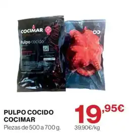 El Corte Inglés Cocimar pulpo cocido oferta