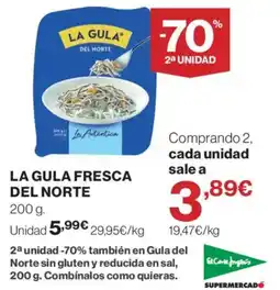 El Corte Inglés La gula fresca del norte oferta