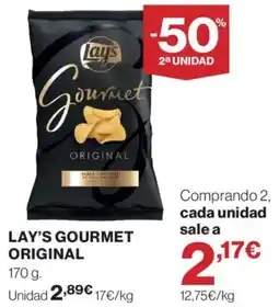 El Corte Inglés Lay's gourmet original oferta