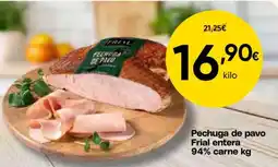 FROIZ Frial pechuga de pavo oferta