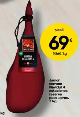 FROIZ Navidul jamón serrano 4 estaciones reserva oferta