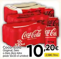 FROIZ Coca-Cola Original, Zero o Zero Zero lata oferta